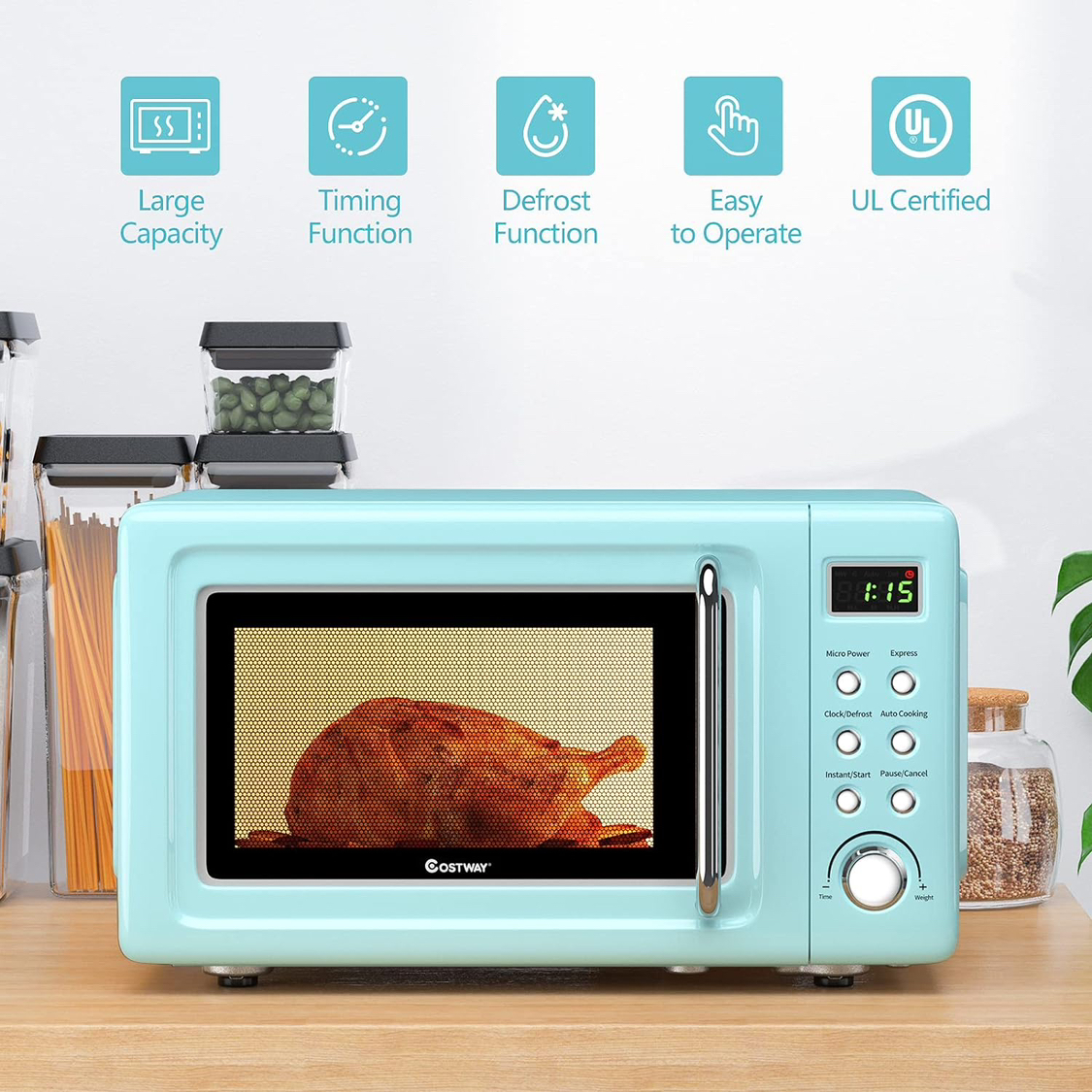 Microwave Oven, 0.7 Cu.ft, 700W