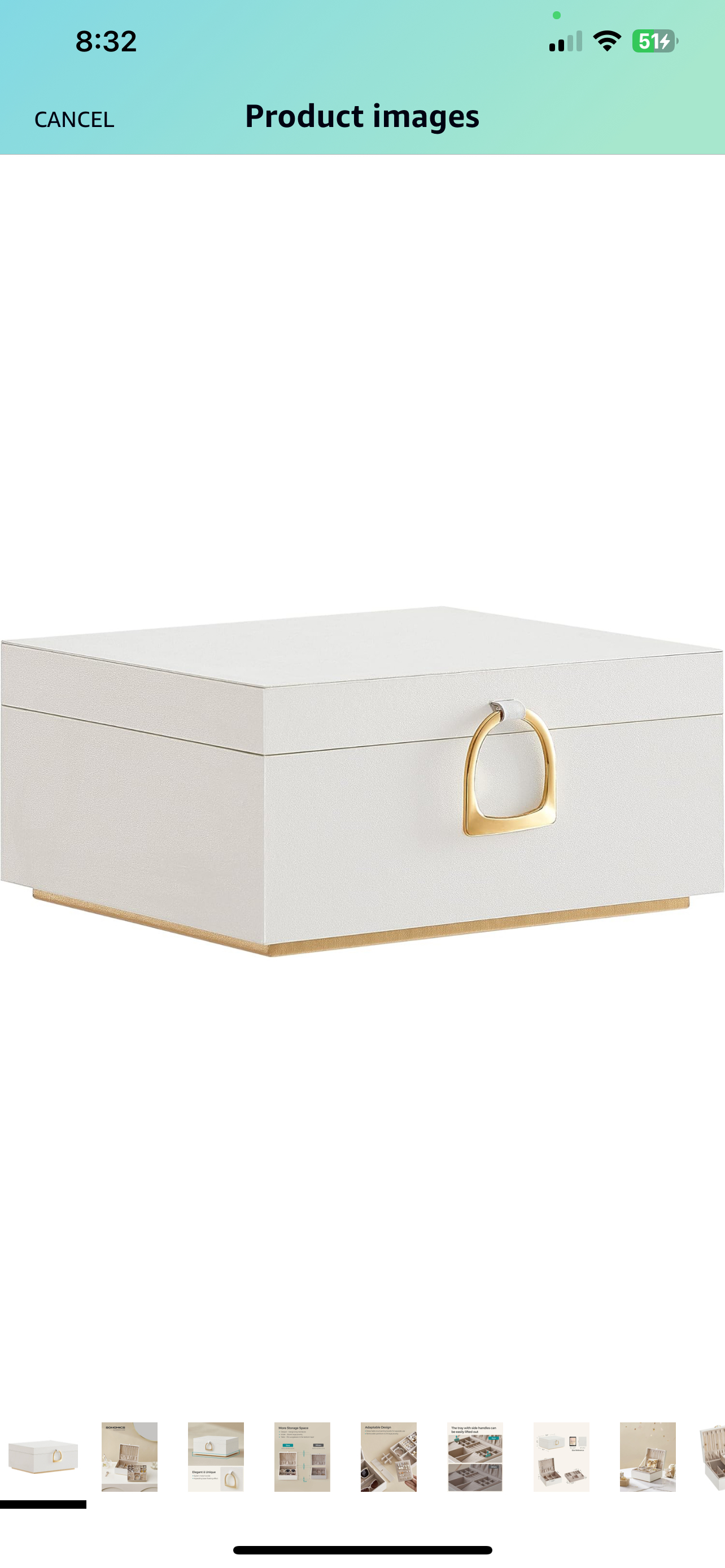 SONGMICS 2-Layer Jewelry Box - photo 5