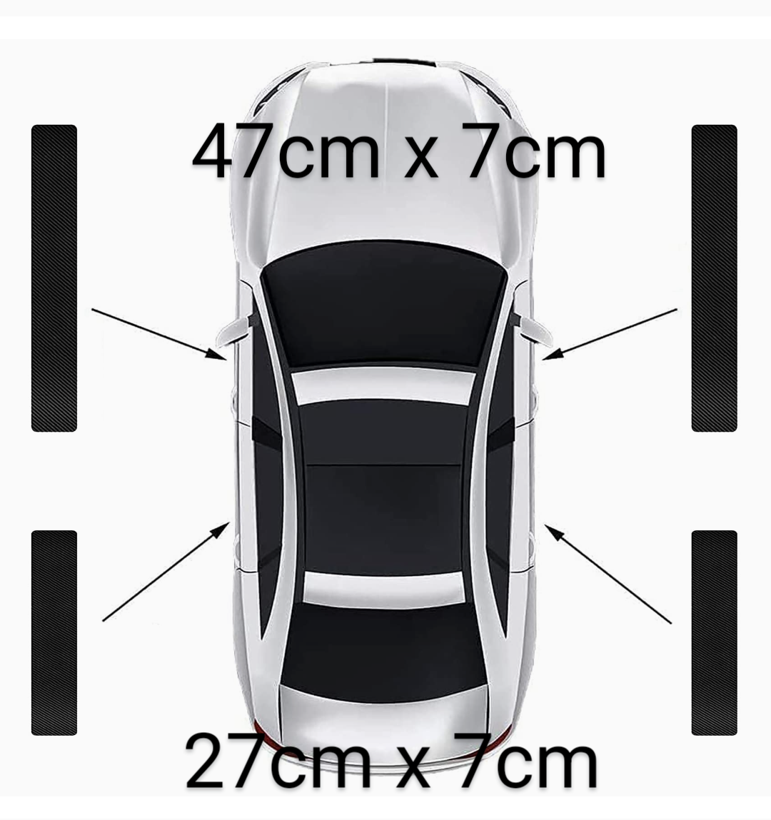 Brand New Honda CRV Door Threshold Protection Sticker (4 Pieces) - photo 2