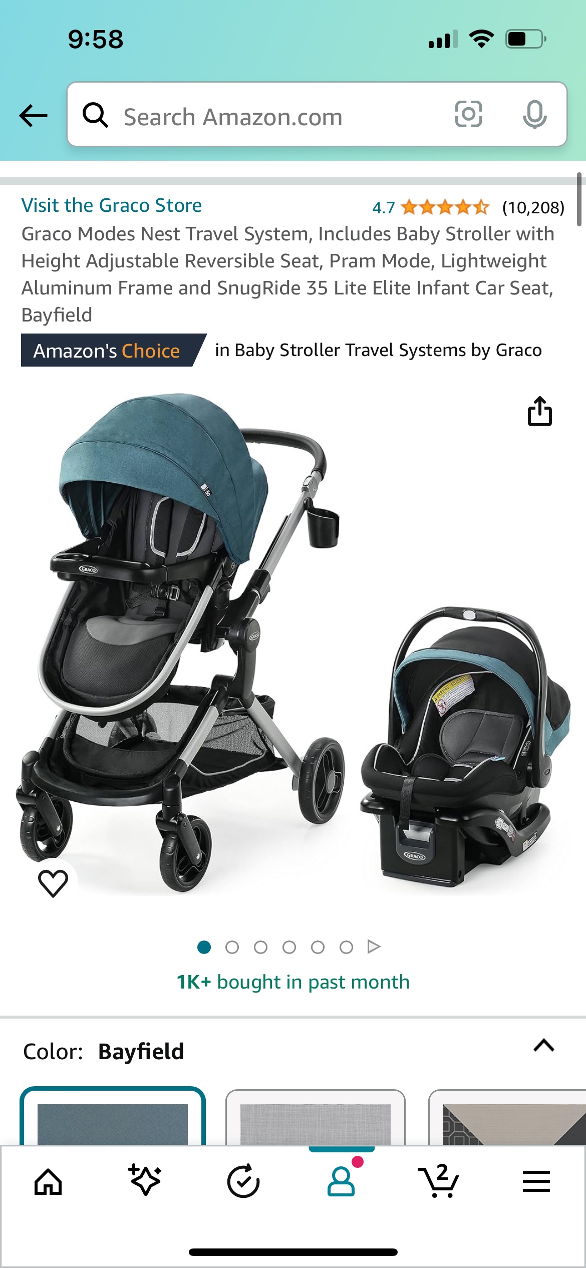 Graco stroller and carseat thumbnail