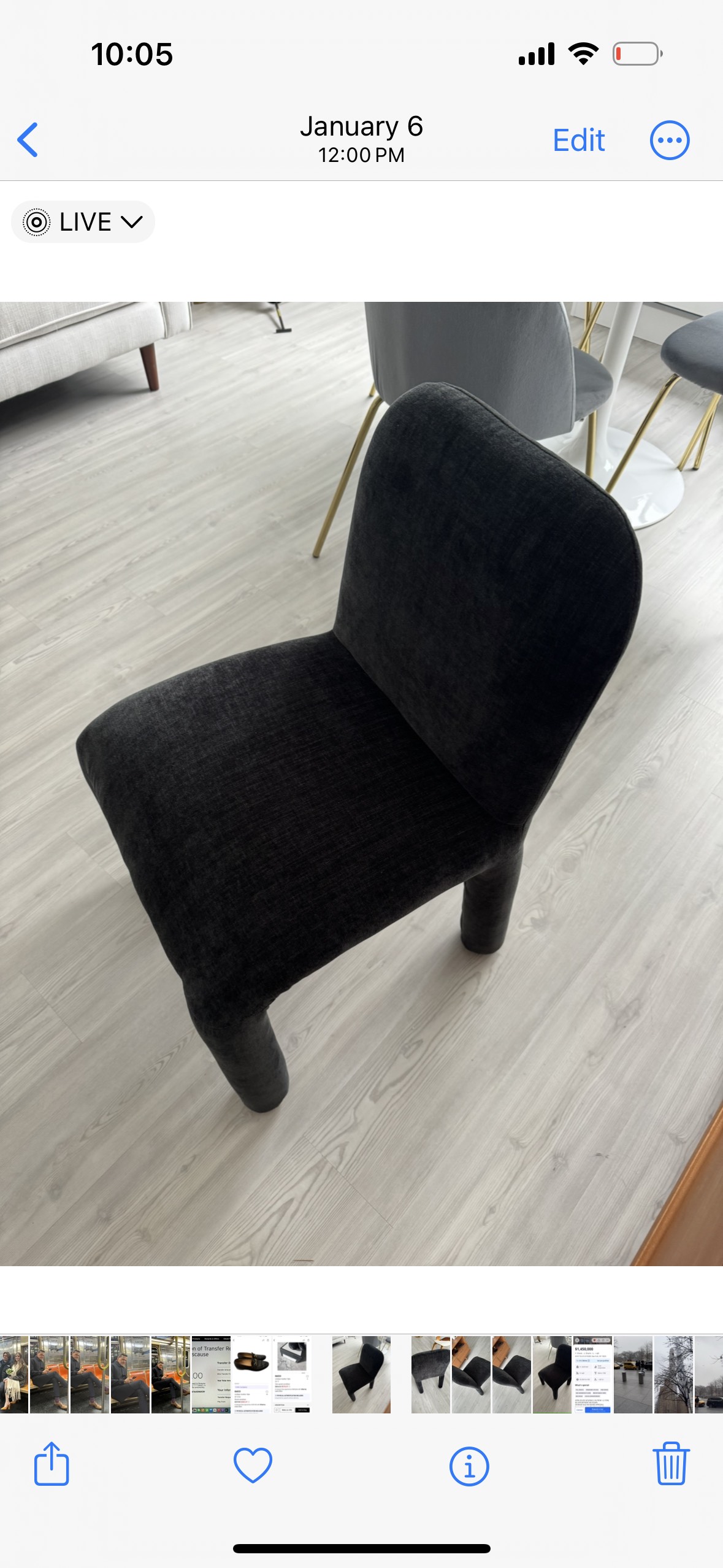 Accent chair - Desk chair black chenille chair brand new - photo 4