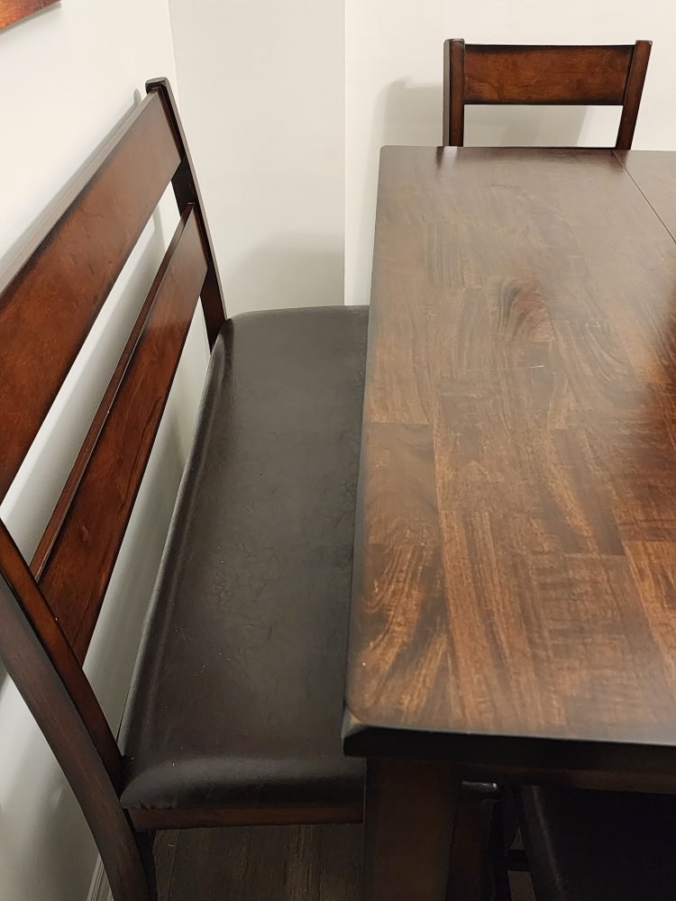 solid wood dining table - photo 3
