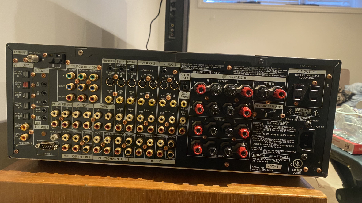For parts or repair - Sony STR DA 4ES  receiver - photo 2