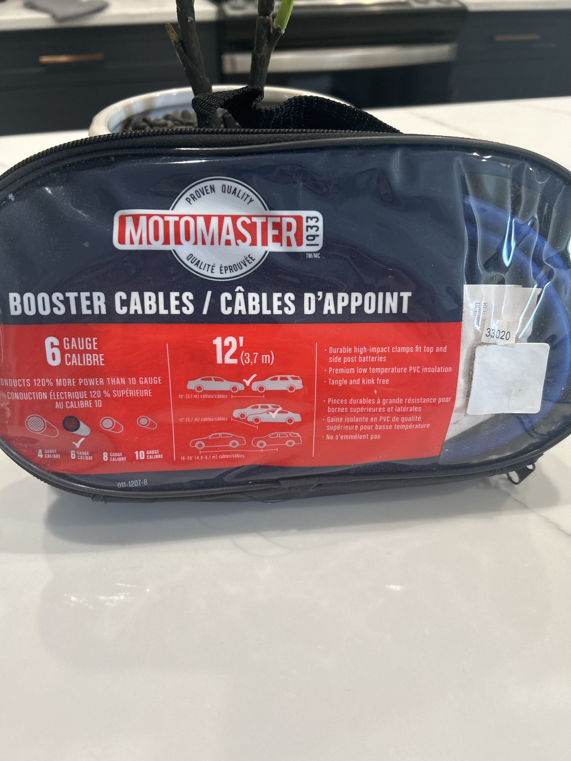 Motomaster Booster cables