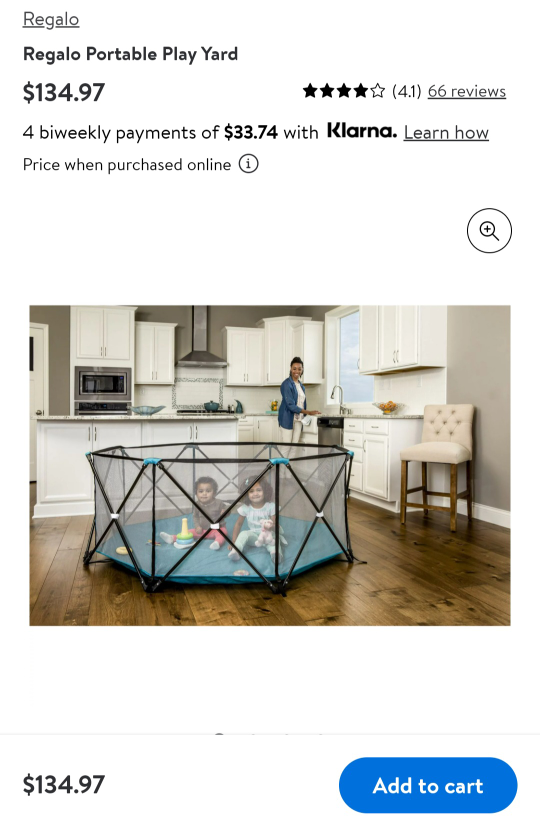 new regalo portable play yard