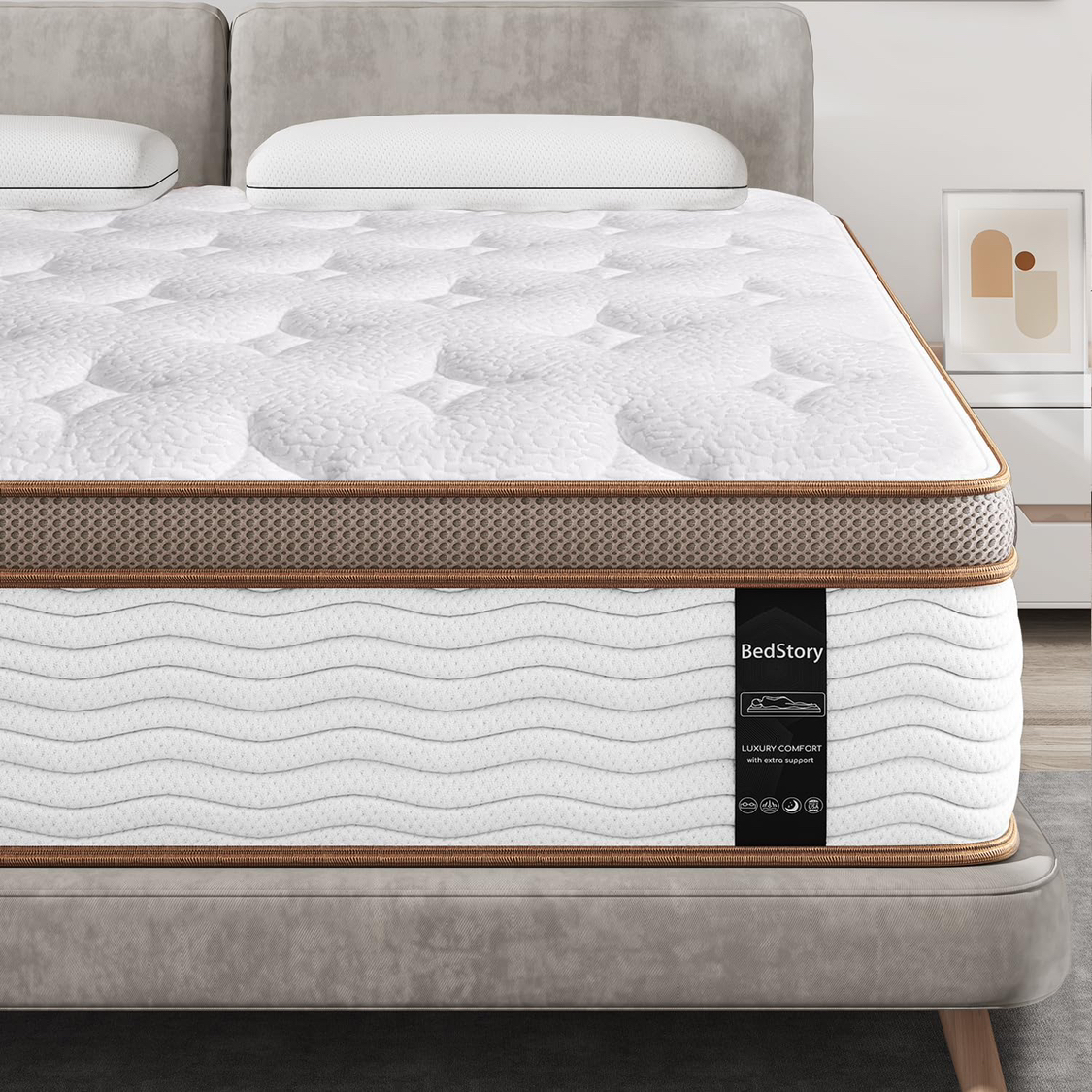 King Mattress, BedStory 10 Inch Hybrid Mattress - photo 2