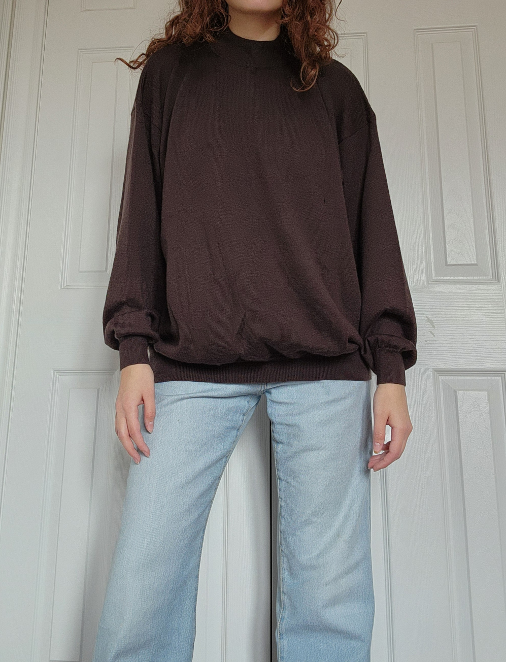 unisex vintage 🍫 brown sweater image indicator(2)