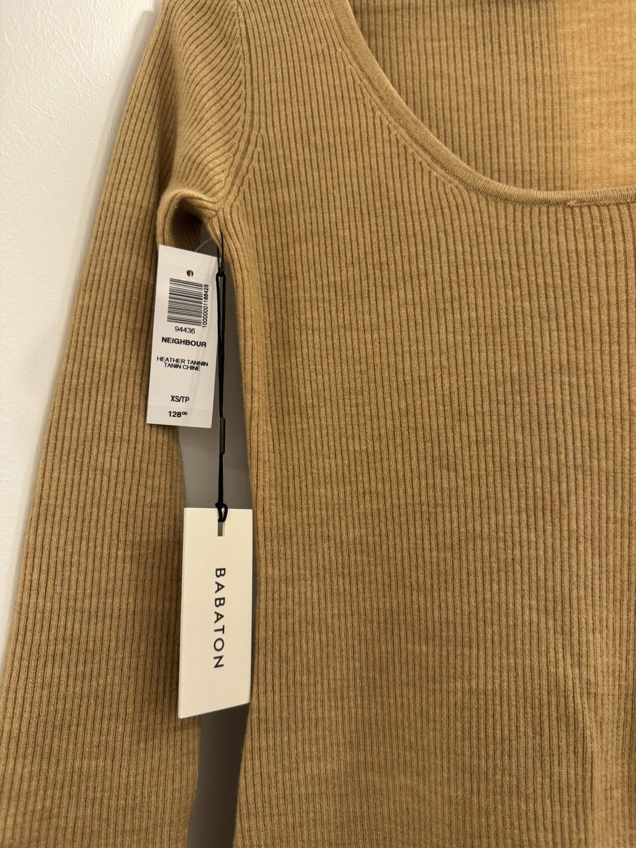 Aritzia Tan Knit Dress Brand New - photo 3