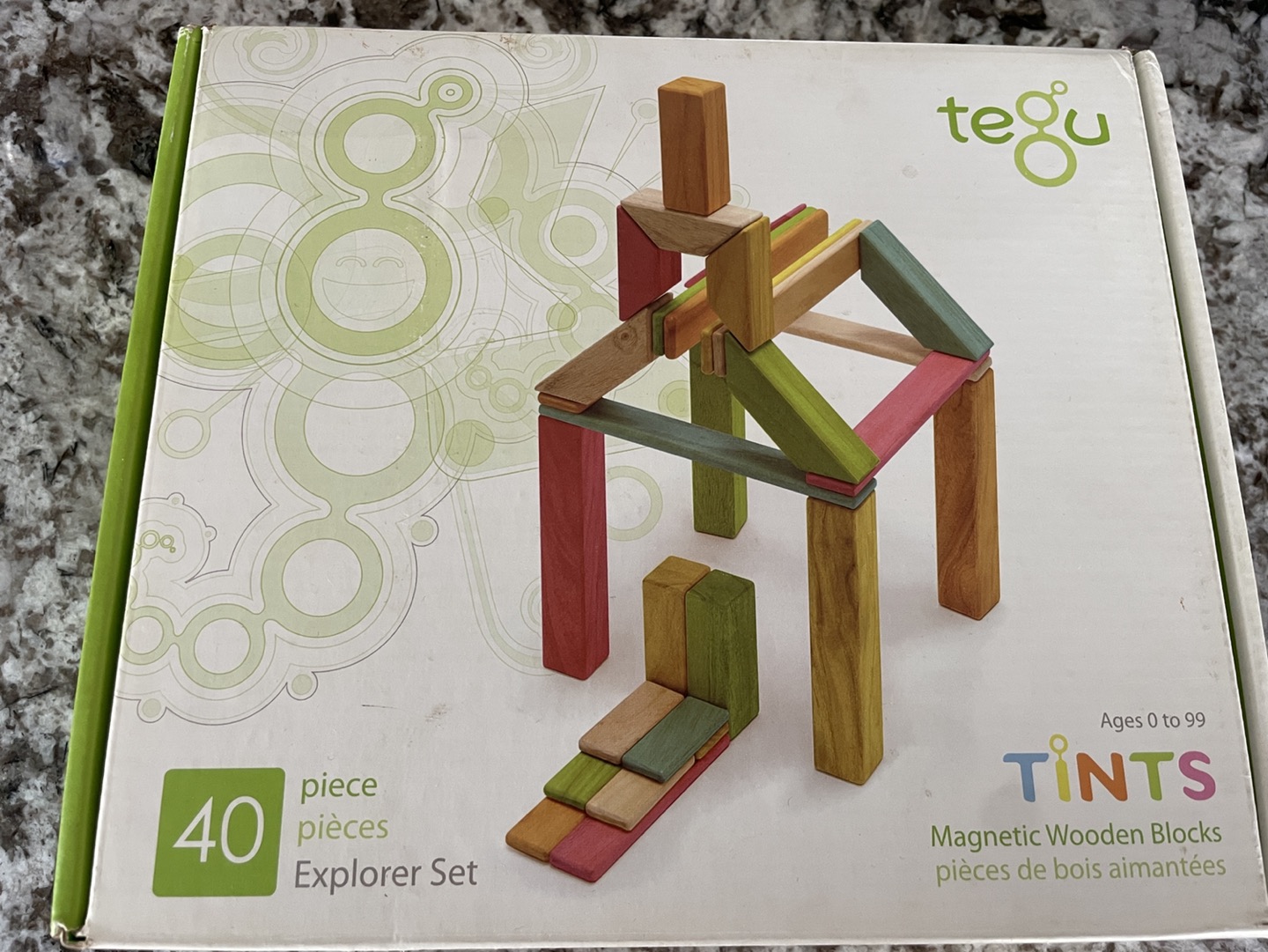 Tegu Magnetic Wooden block set - 40 Piece thumbnail