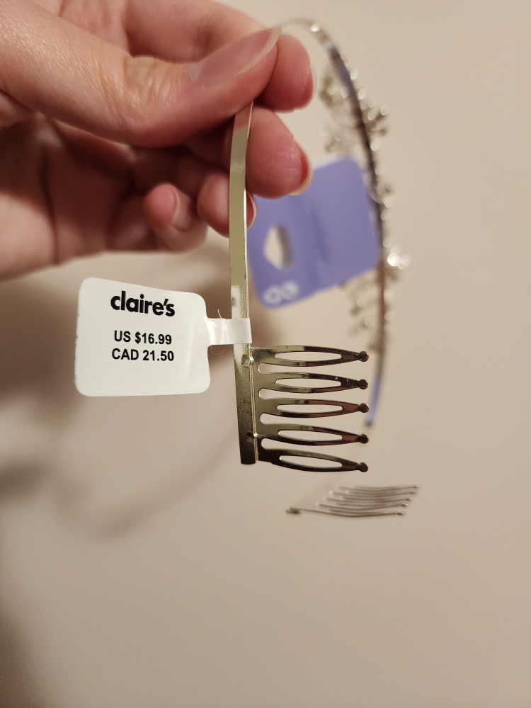 Flower & Pearl Tiara Hair Accessory image indicator(4)