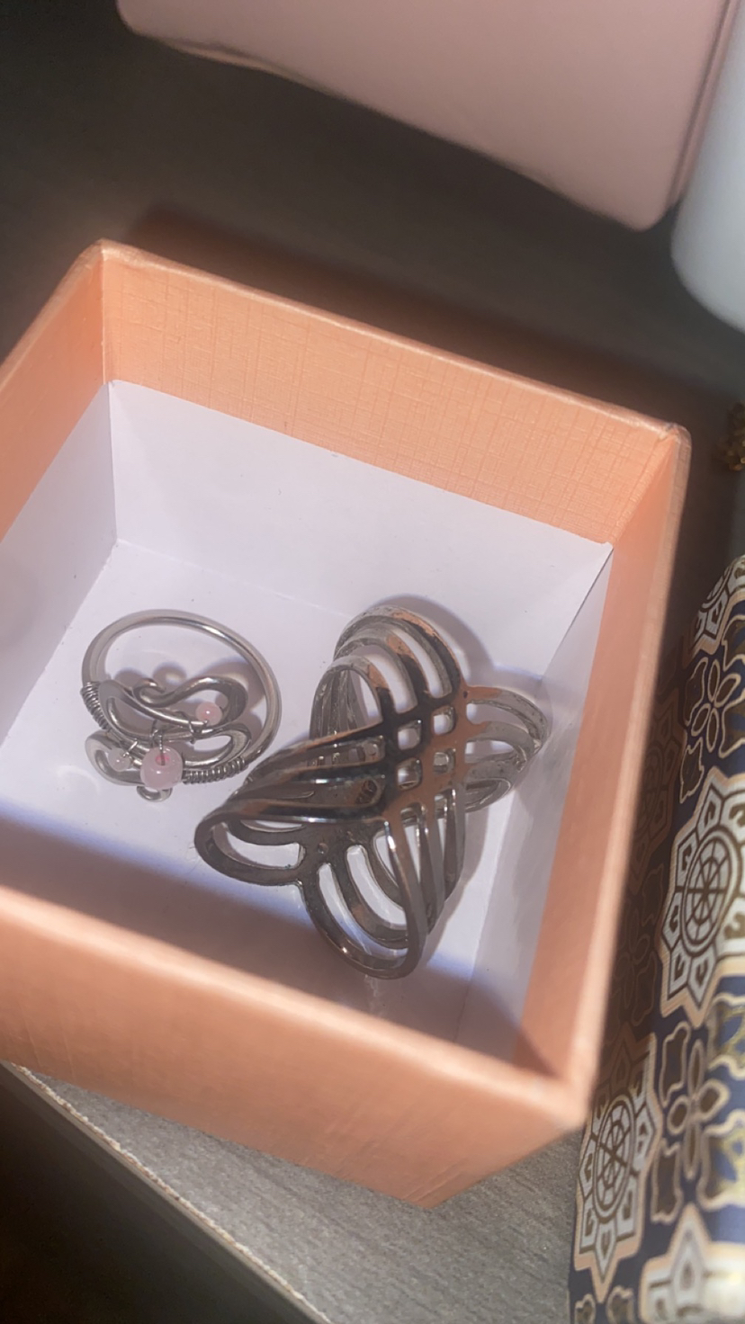 Sterling silver rings $2 for both image indicator(2)