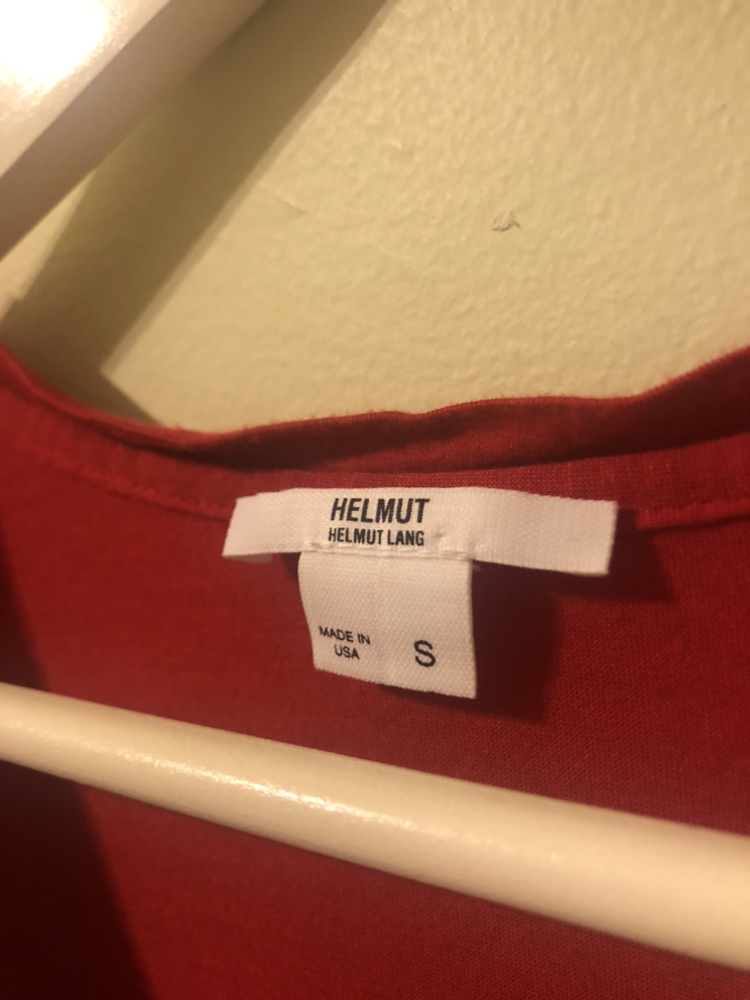 Helmut by Helmut Lang Scoop Neck Shirt image indicator(2)