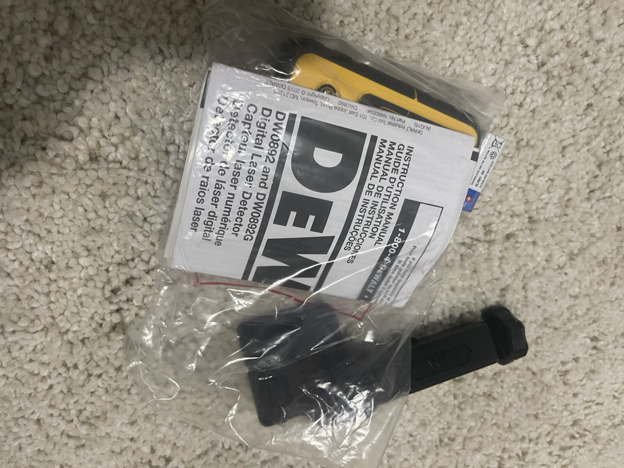 DEWALT DW0892G Laser detector - photo 3