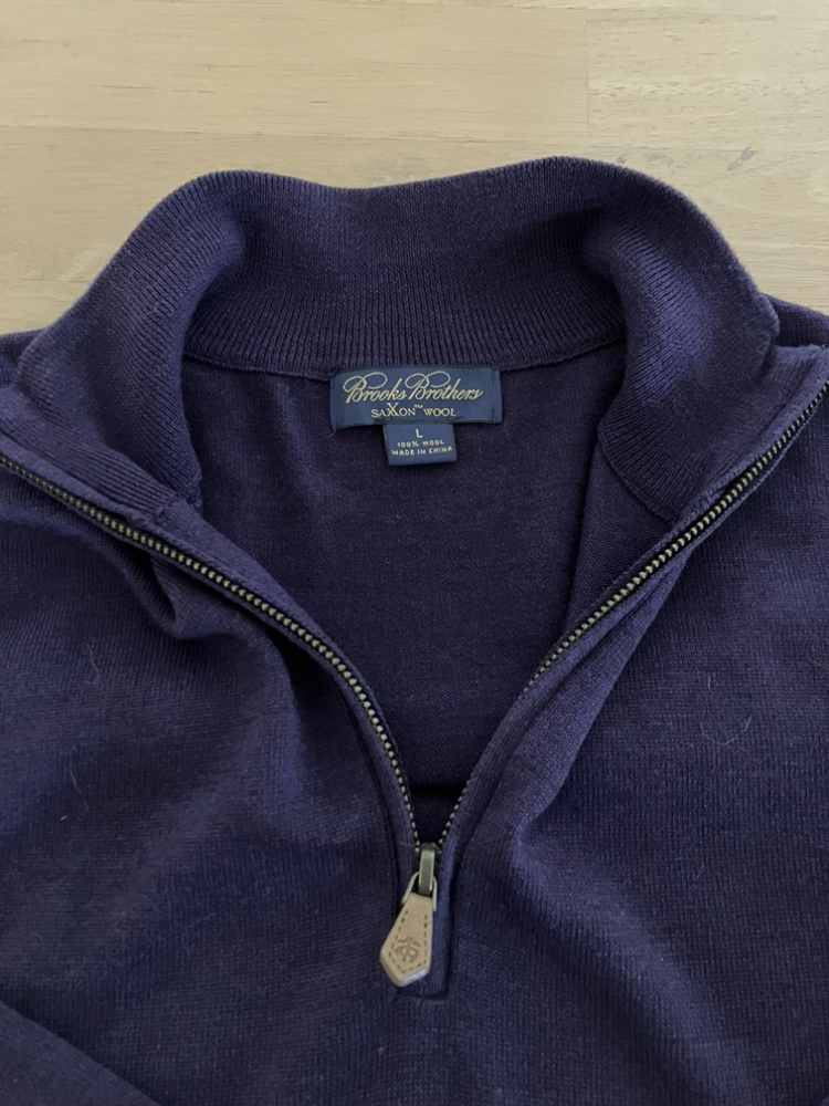 Brooks Brothers, Men’s soft wool sweater L image indicator(2)