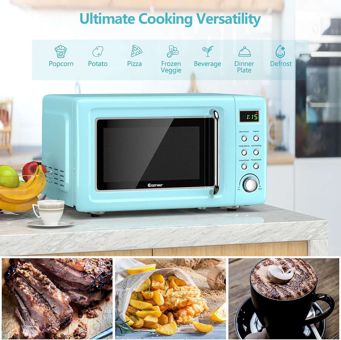 Microwave Oven, 0.7 Cu.ft, 700W - photo 2