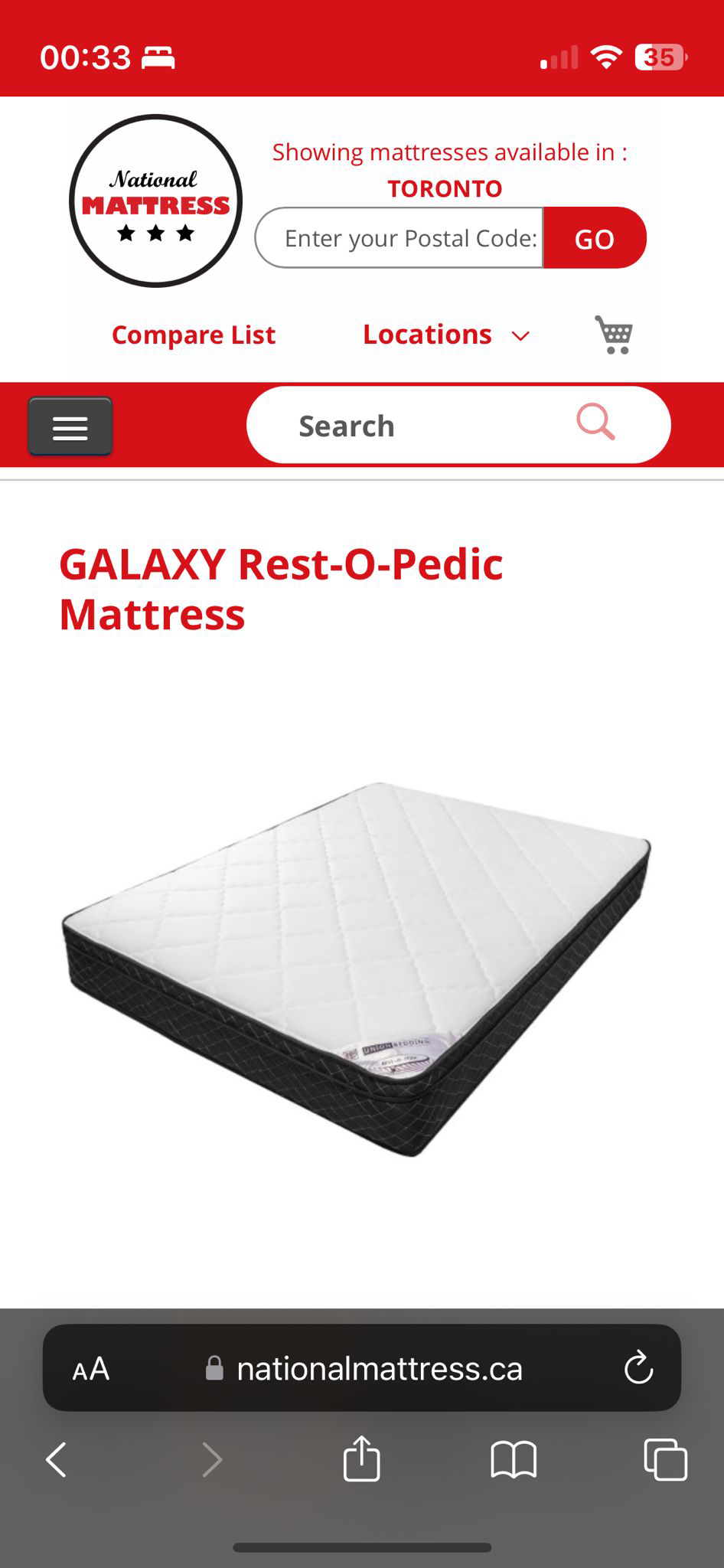 National mattress Full size mattress - photo 3