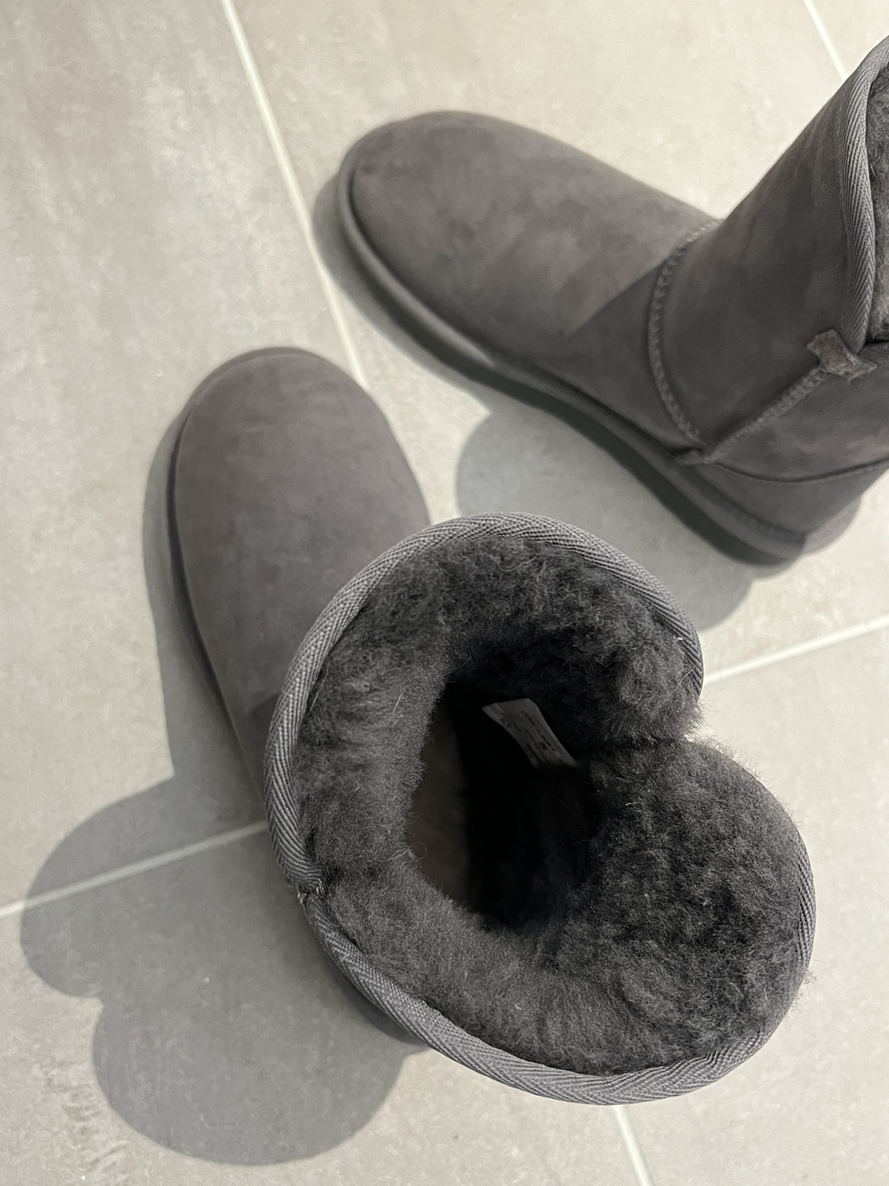 Ugg Boots (NEW) - Genuine Suede, Gray, Womens Size 5 - photo 5