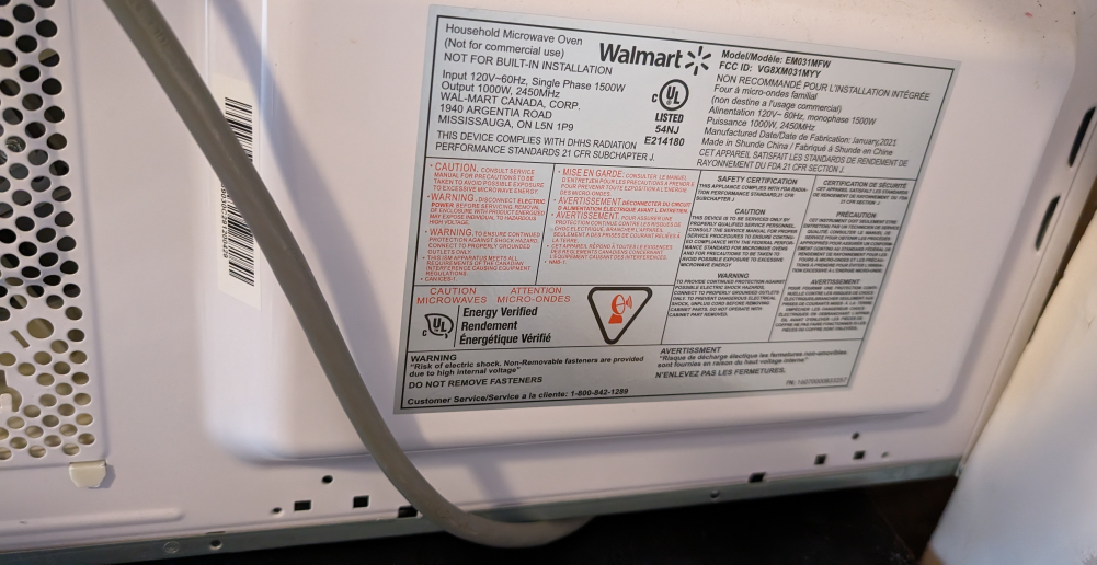 Hamilton Beach Microwave image indicator(3)