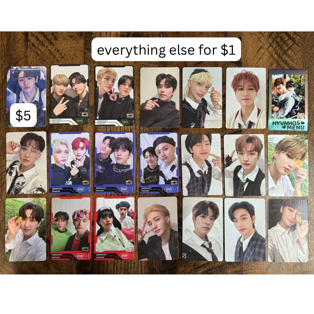 stray kids photocards