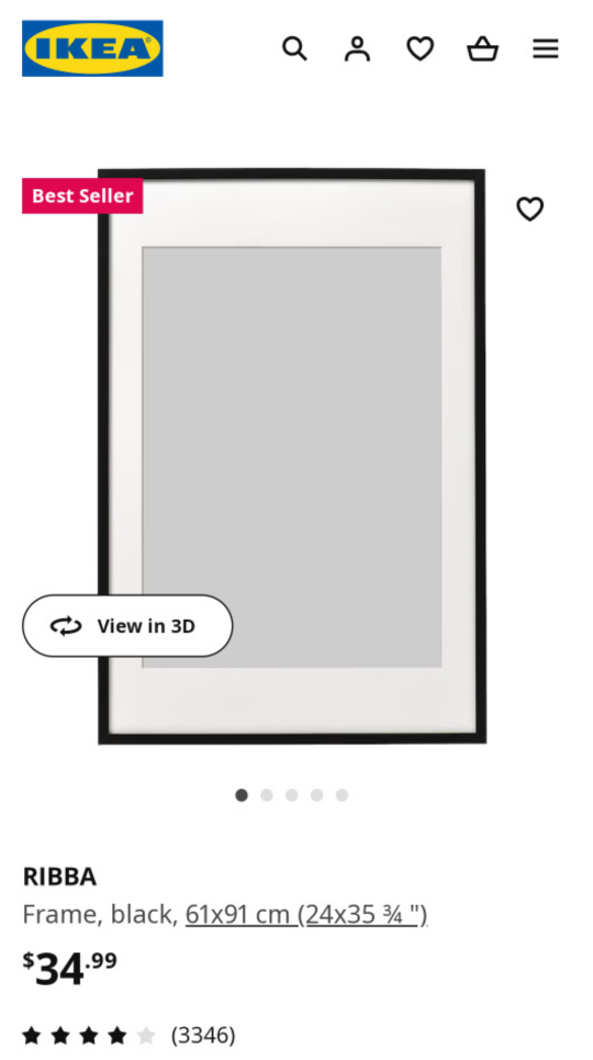 Picture frame ikea - photo 2