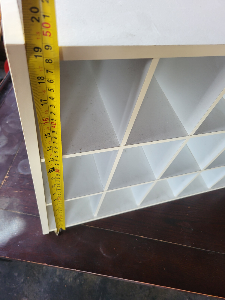 White Hole Storage Organizer Organization Divider Cabinet Rack - photo 3