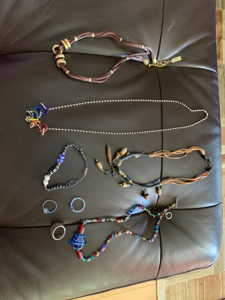 Assorted necklaces, bracelet and rings #freecycle thumbnail
