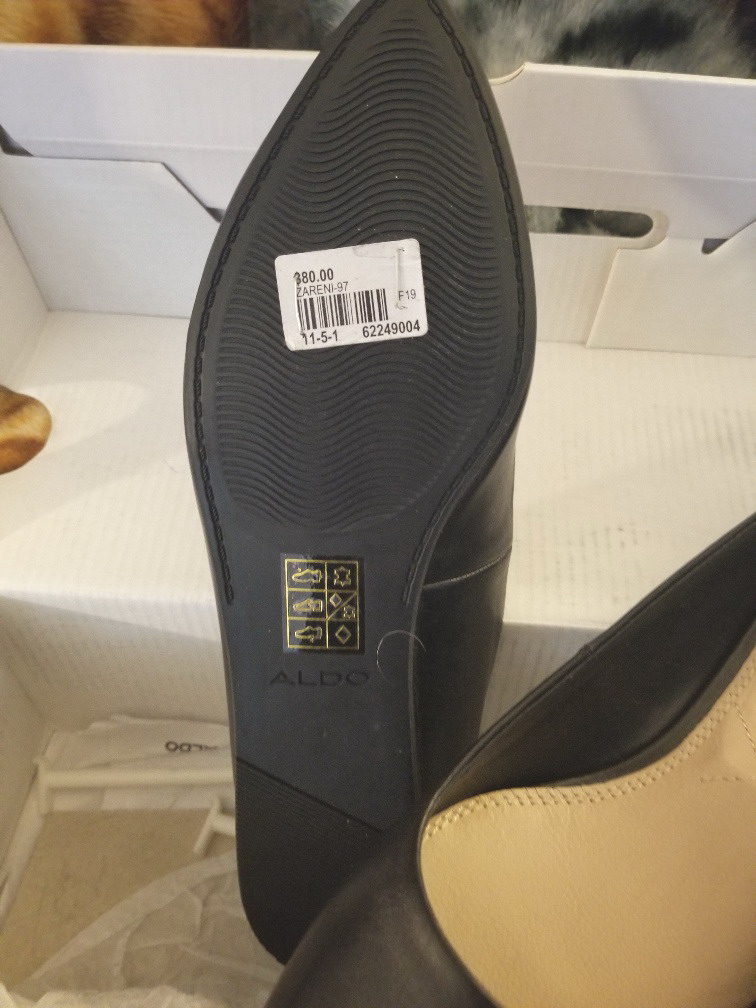 NEW Aldo Zareni-97 flat smooth leather women's shoes Size 6 image indicator(4)