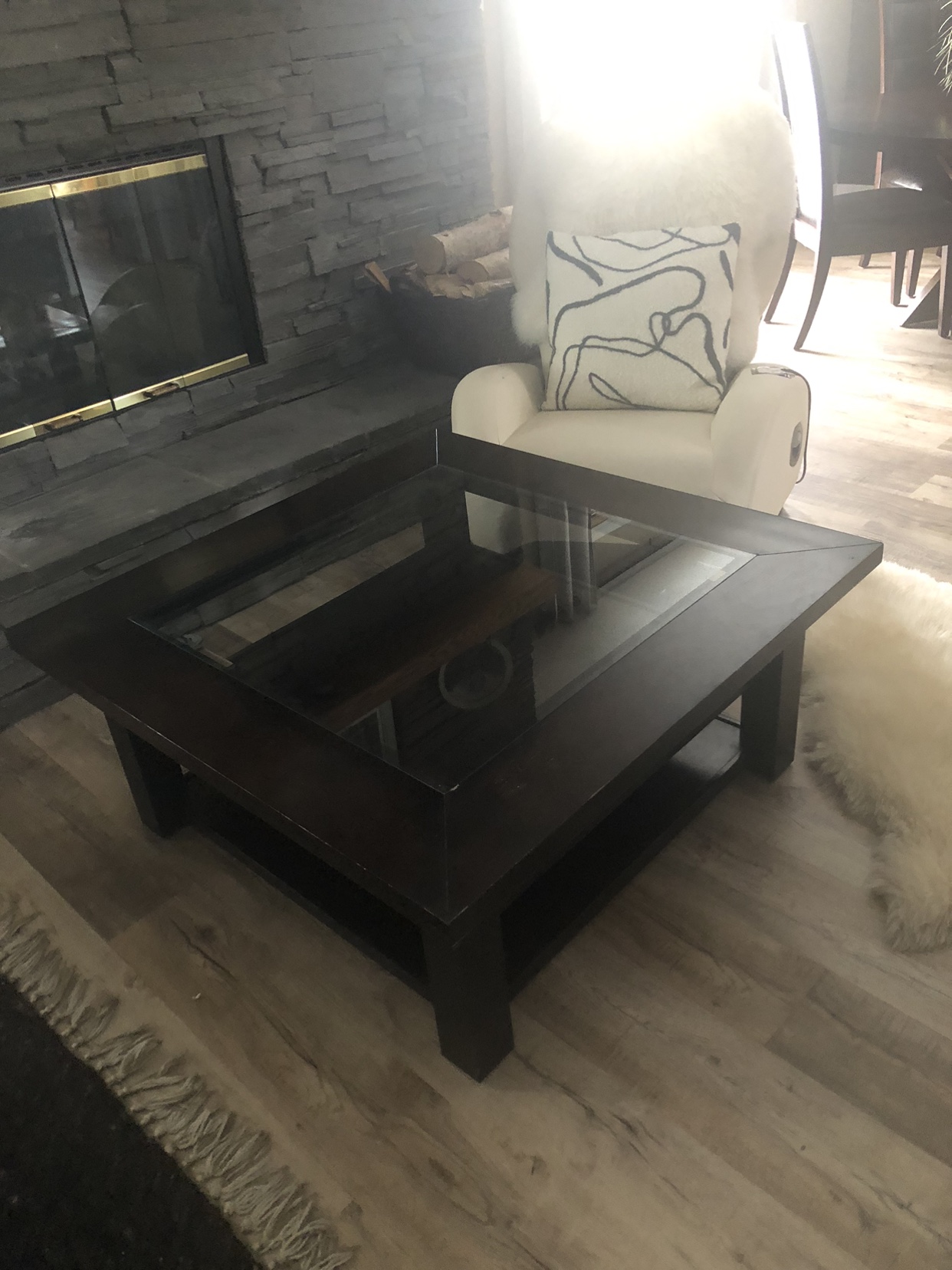 Solid Wood Coffee Table - photo 2