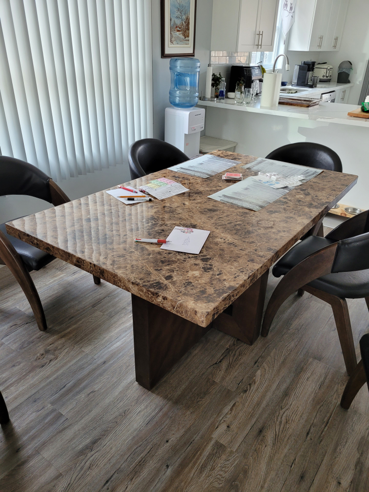fairly used dining table thumbnail
