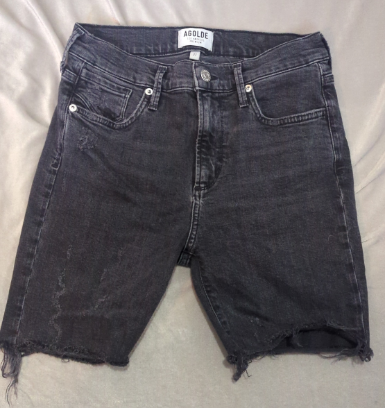 AGOLDE mid-rise shorts. size 27(fits like 25) thumbnail
