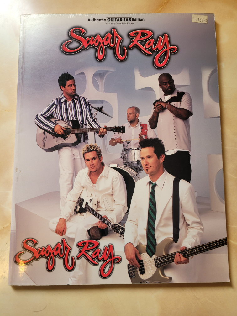 "NEW" Authentic Guitar Tab Edition🎸Sugar Ray Musical note books📚 image indicator(2)