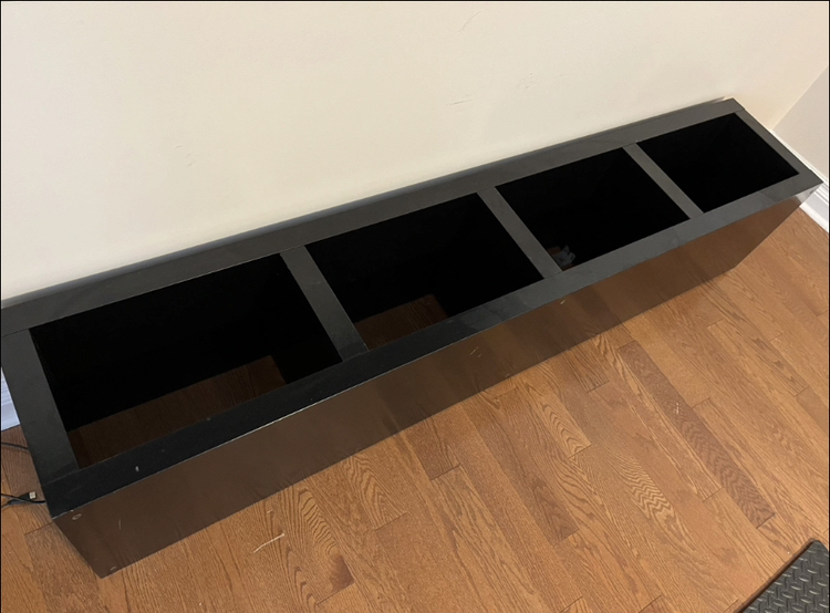 Ikea Lack Book Shelf Storage bench - photo 3