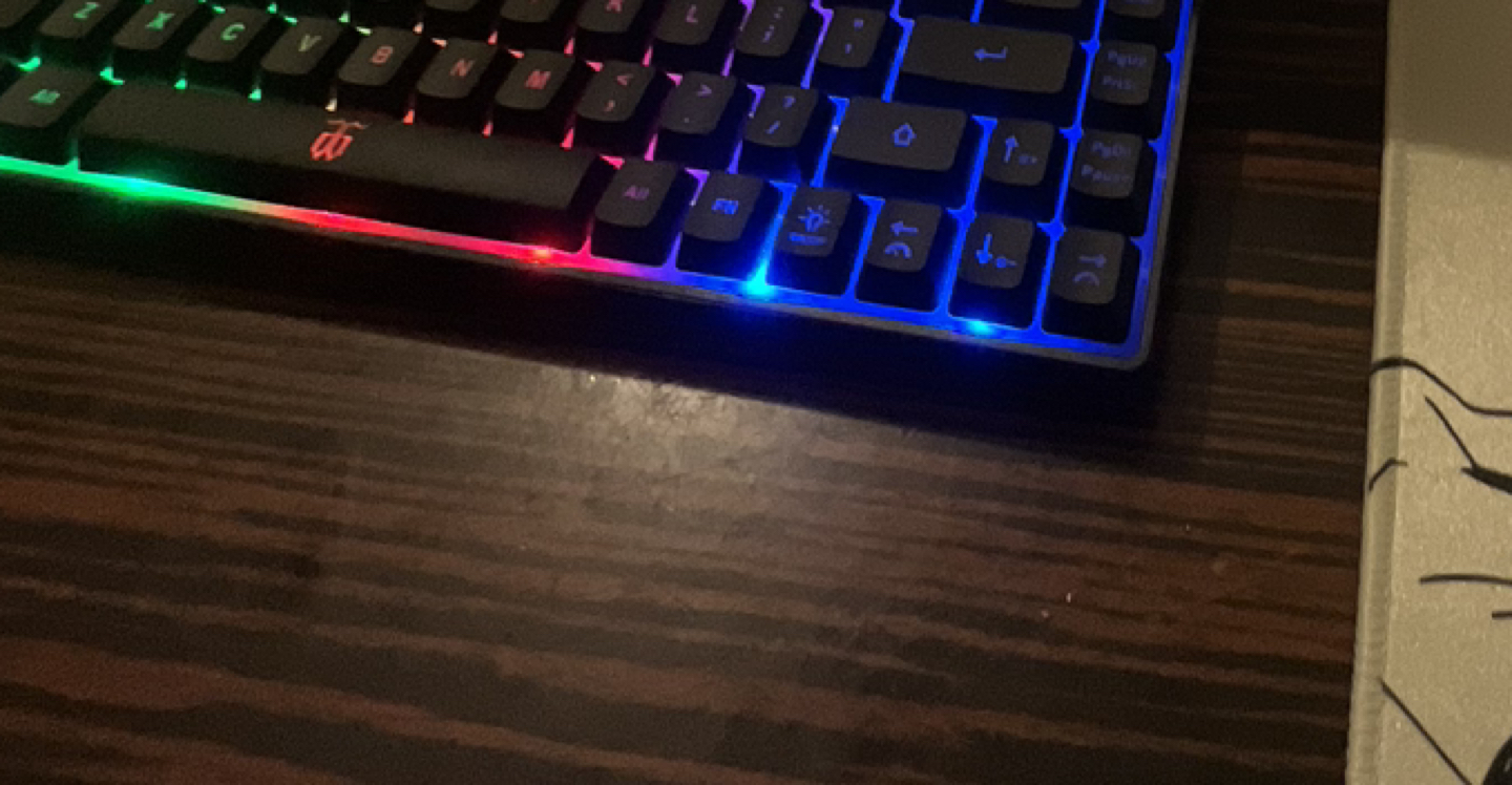 Mouse pad LED wireless mouse led wire keyboard and speaker - photo 3