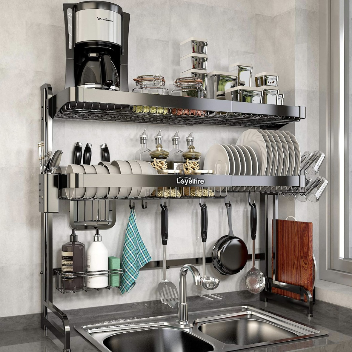 Over Sink Dish Drying Rack