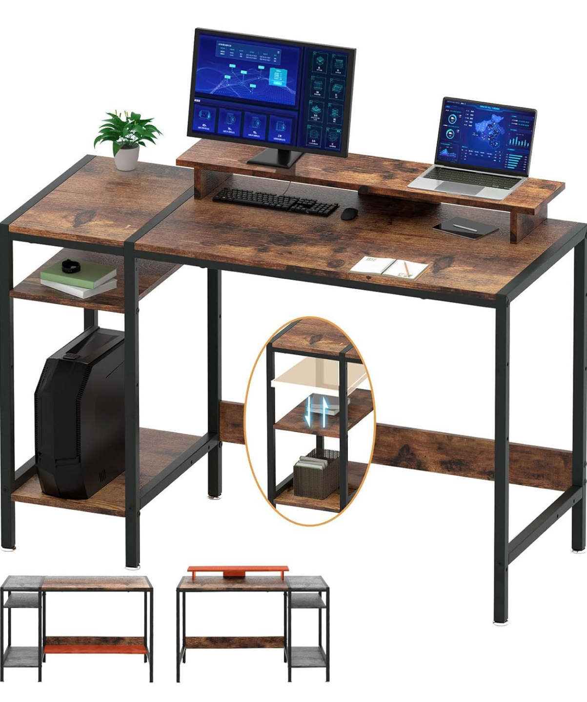 Computer Desk-Gaming Desk-Corner Desk-Office Desk thumbnail