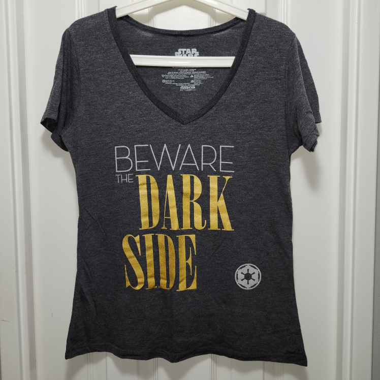 STAR WARS *BEWARE THE DARK SIDE* T-Shirt. #L thumbnail