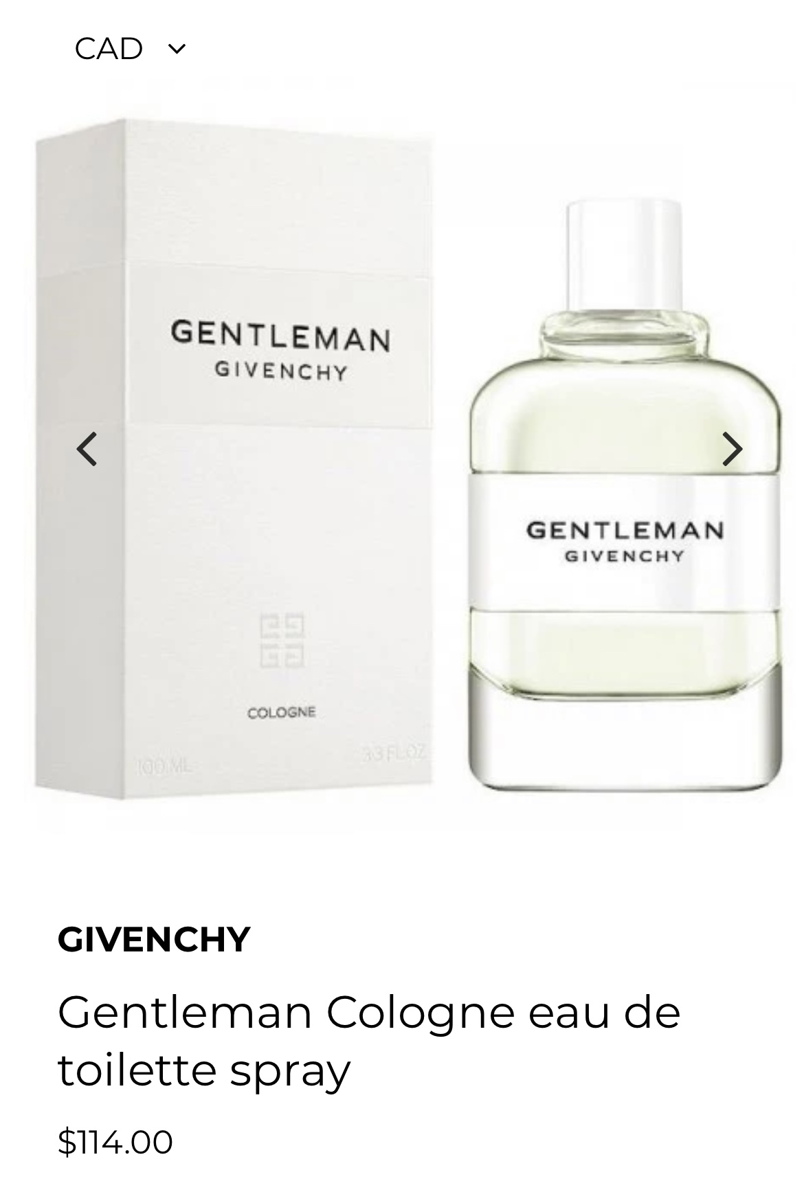 Givenchy Gentleman Cologne (+ free samples)