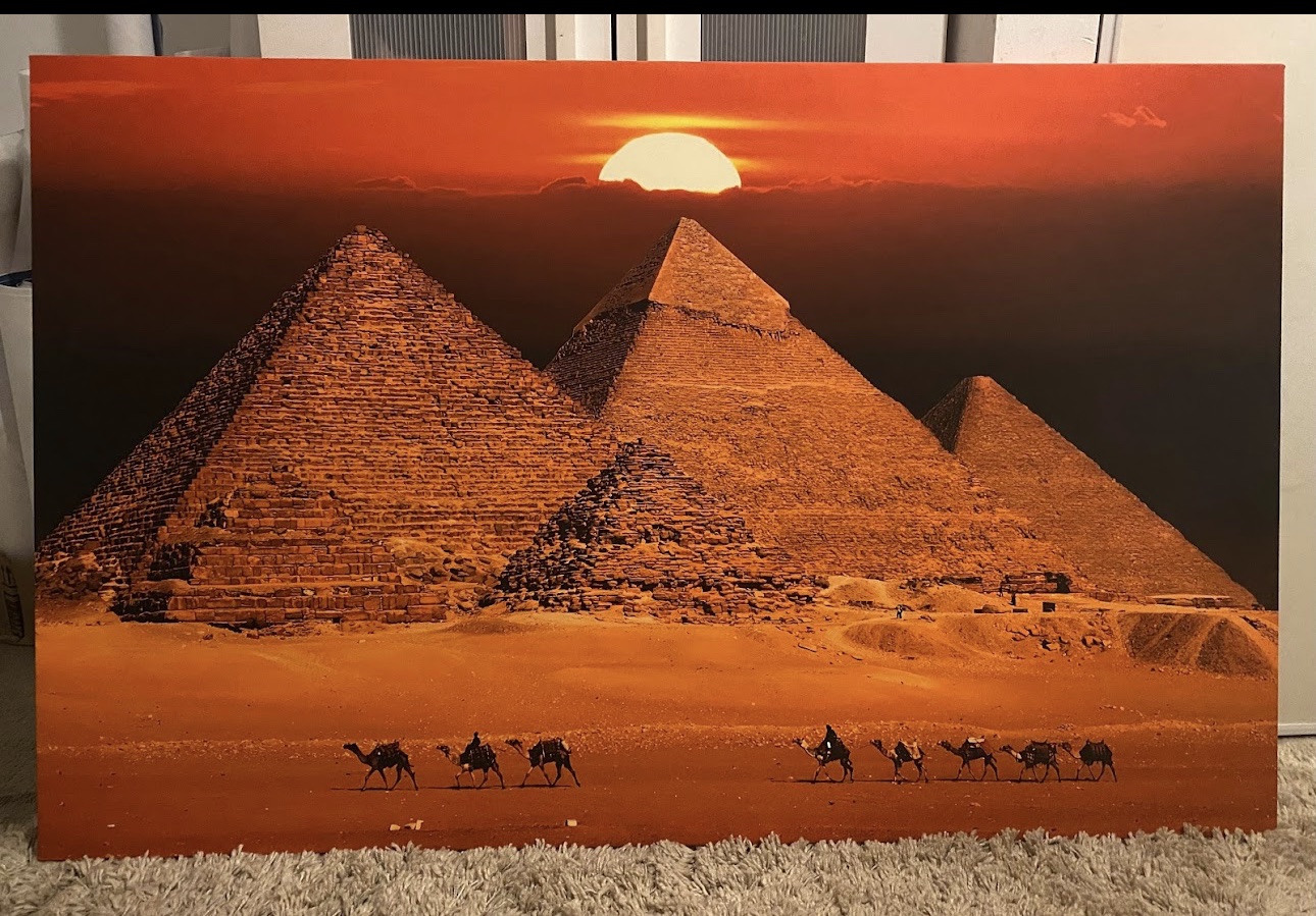 Abstract painting canvas prints Ready to hang image indicator(2)