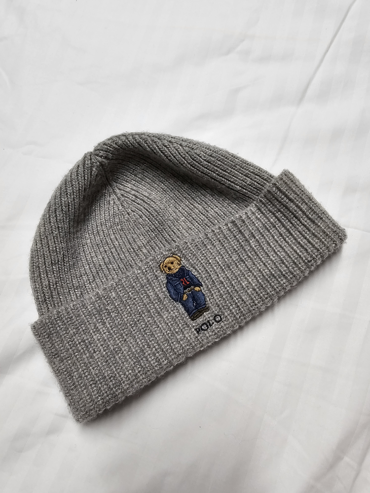 Polo Ralph Lauren Bear Knit Beanie (Pre-owned)