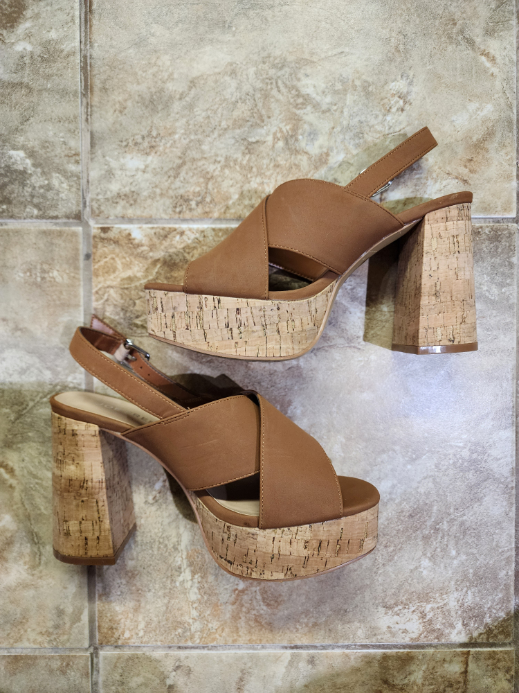 Cork Heeled Sandals image indicator(4)