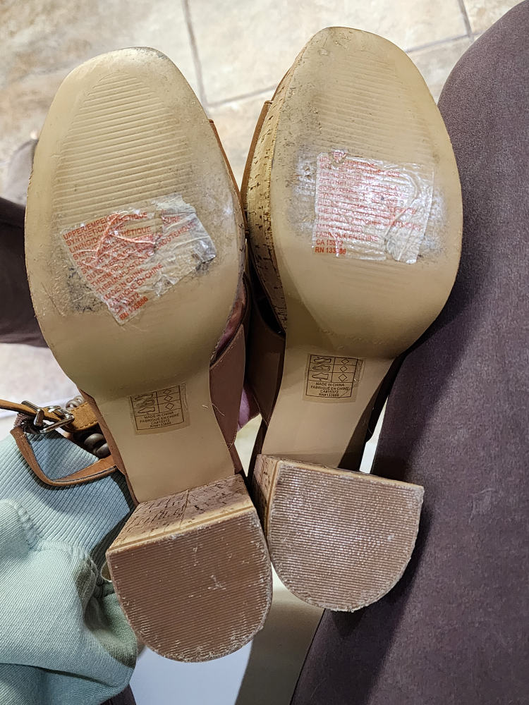 Cork Heeled Sandals image indicator(10)