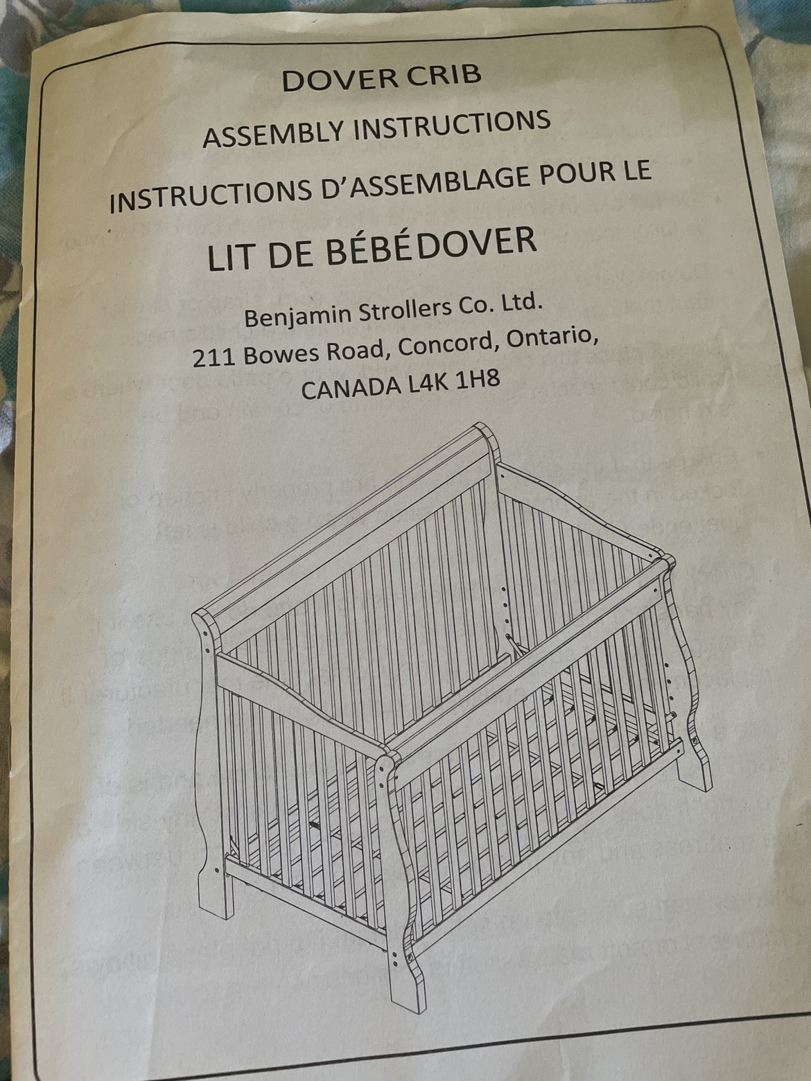 Dover Wooden crib with mattress - photo 2