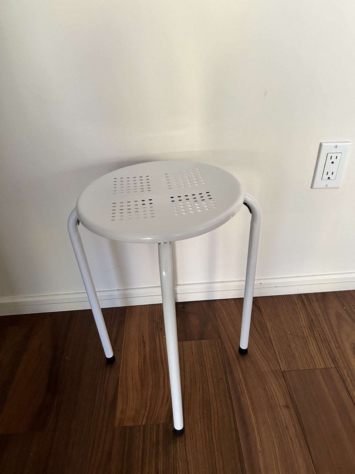 Ikea - MARIUS Stool, white, 45 cm (17 3/4 ")
