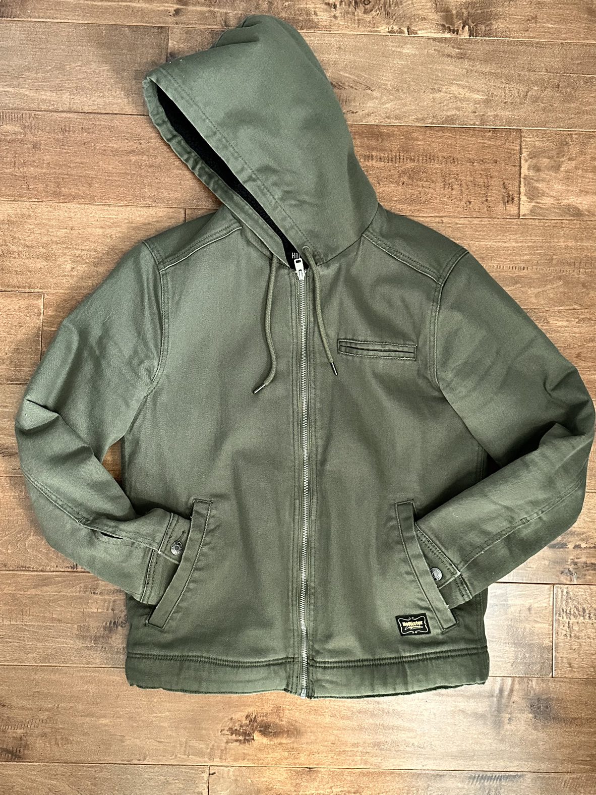 Military Green Hoodie Jacket thumbnail