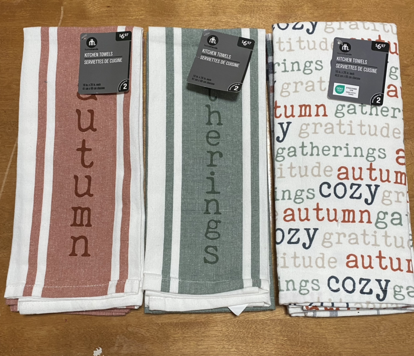 Kitchen Towels - 3 pairs