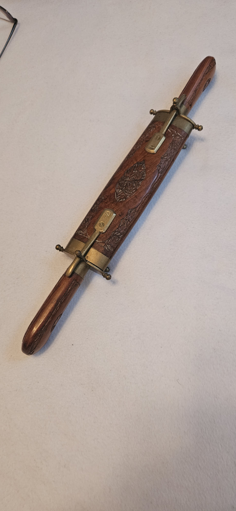 Vintage carving set from India