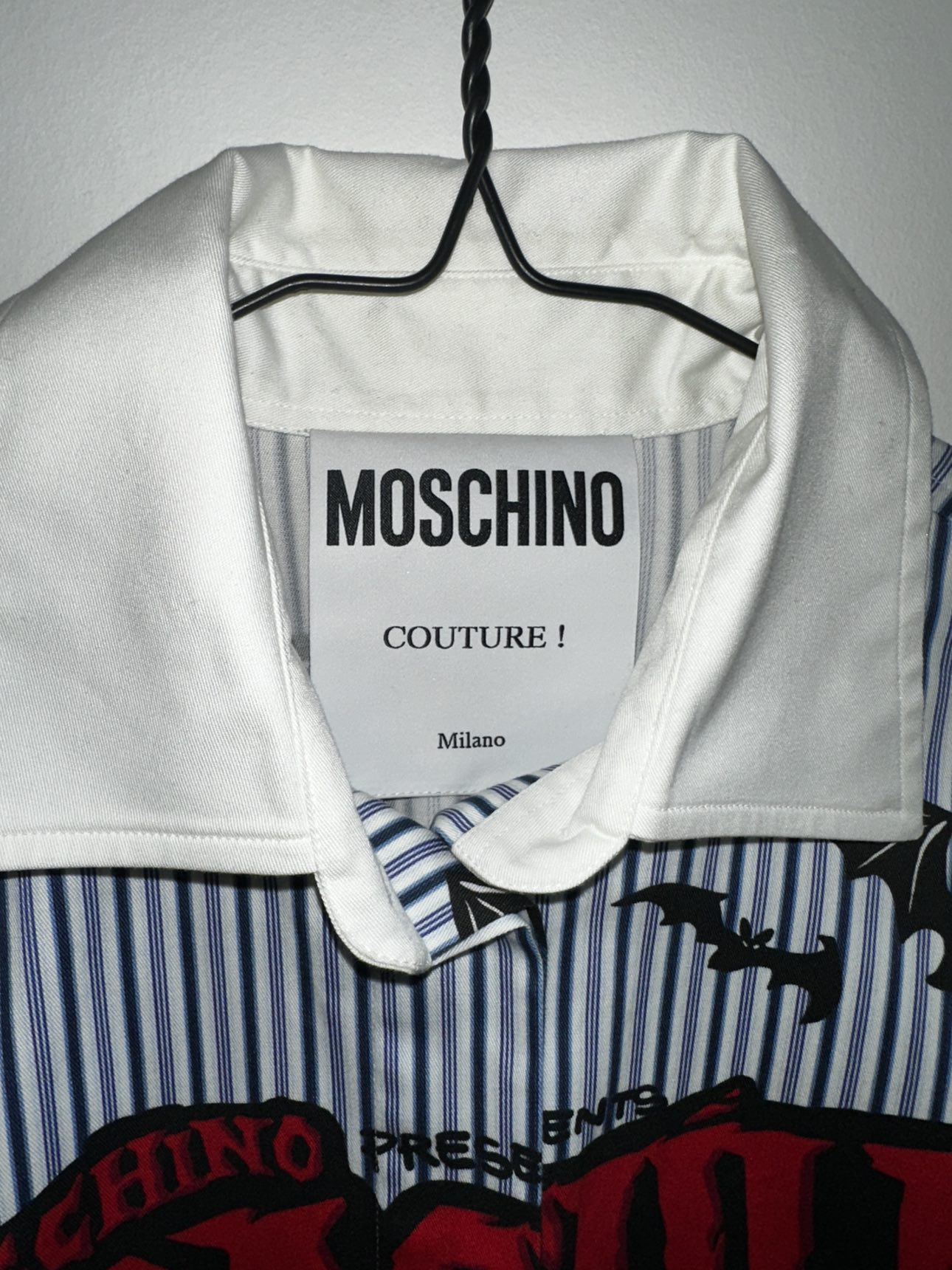 MOSCHINO x Universal striped dress featuring a Dracula print - photo 4