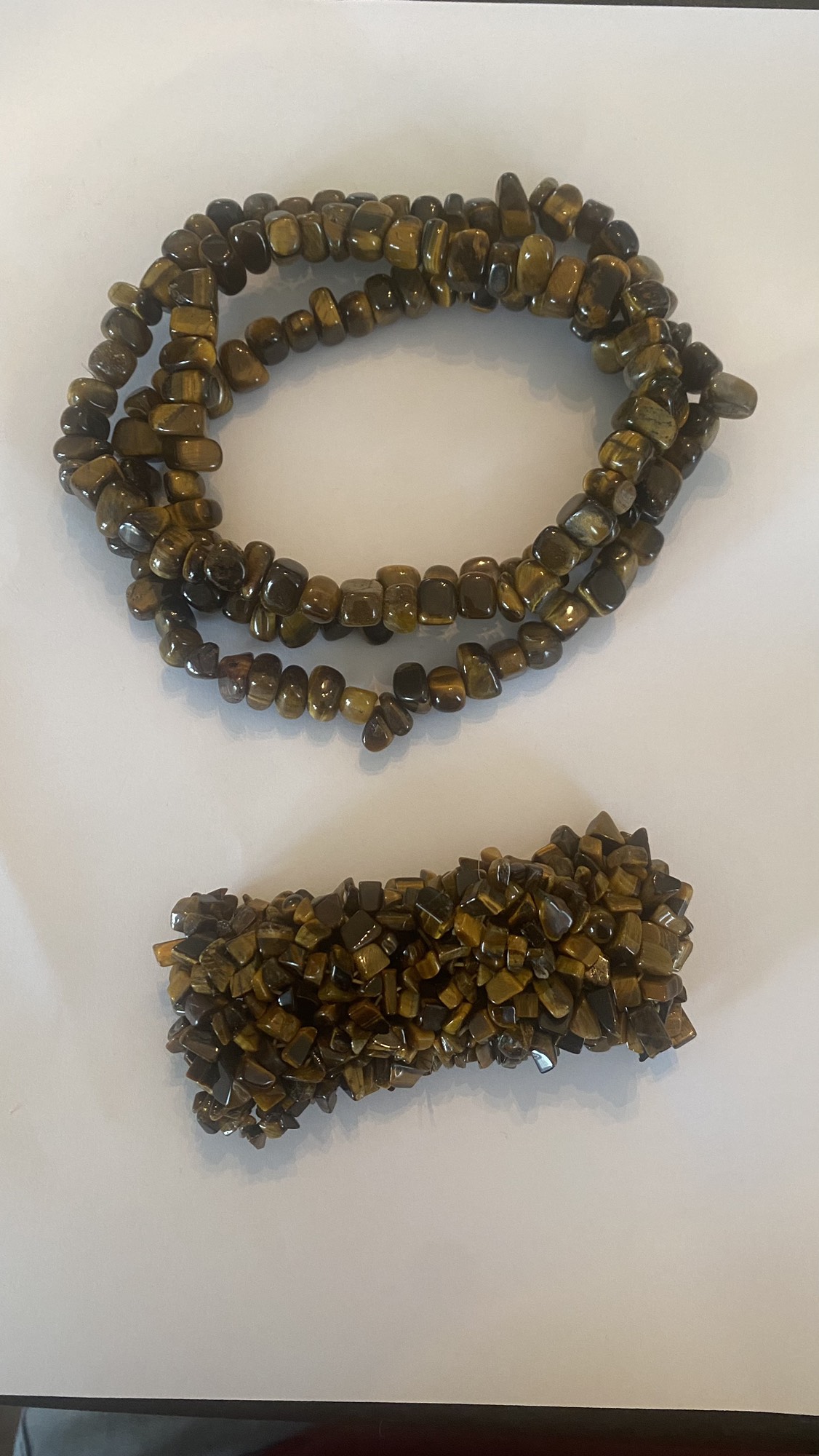 Vintage Tigers Eye Bracelet and 17”necklace