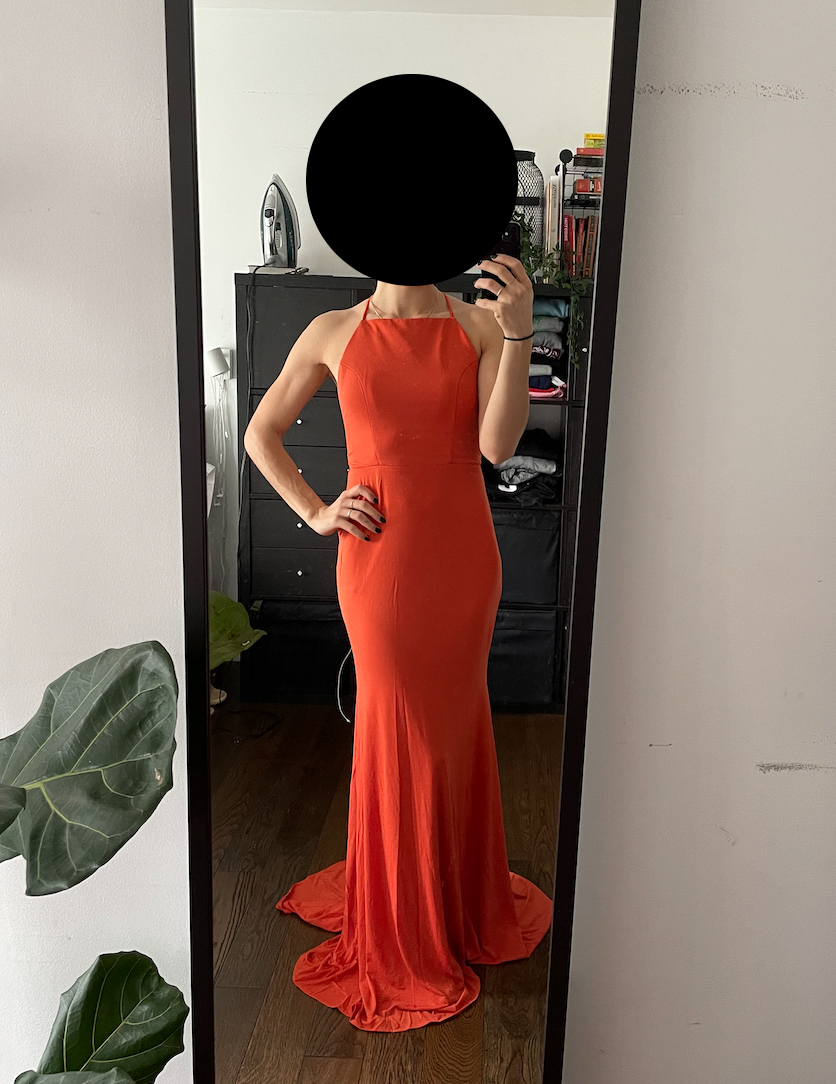 Long Orange Dress *new* image indicator(3)