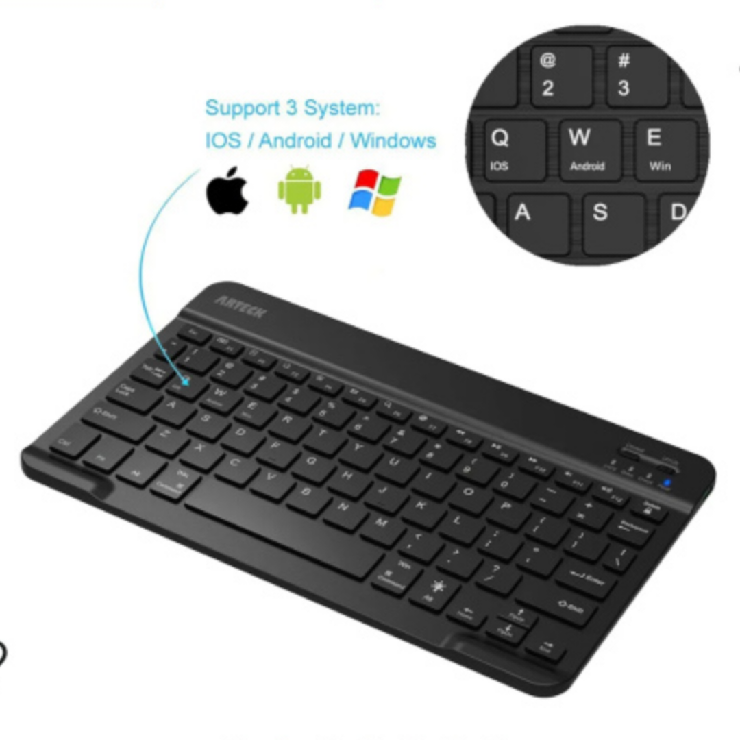 Slim Wireless Keyboard - Blue image indicator(2)
